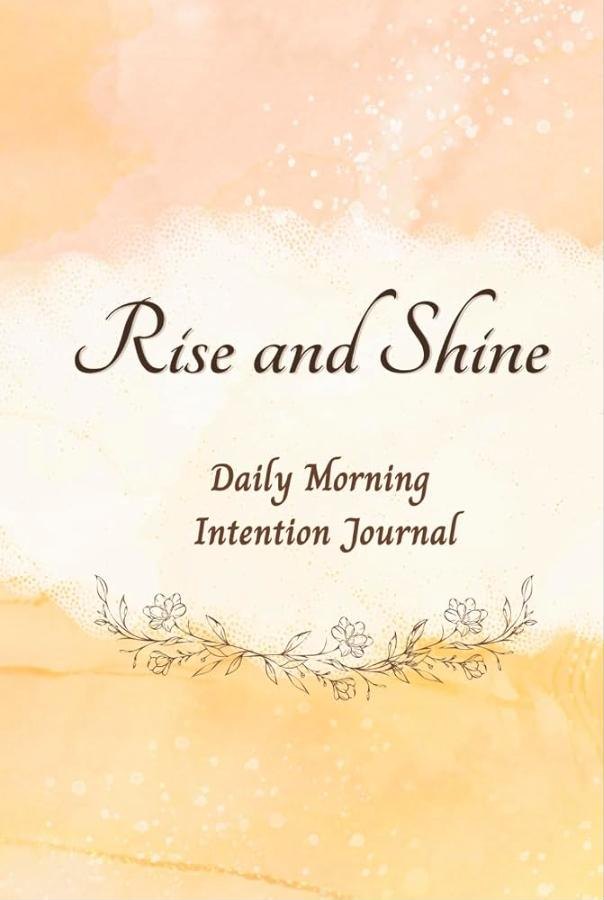 Rise and Shine journal cover